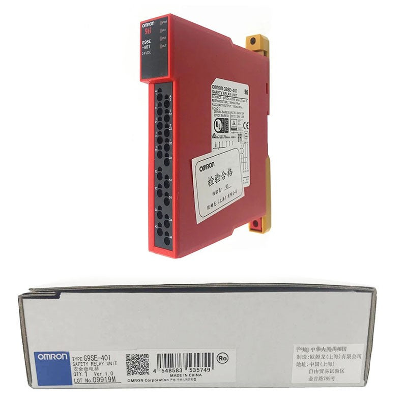 Omron G9SE-401-DC24 G9SE-401 DC24 G9SE 401 G9SE401 Safety Relay Module
