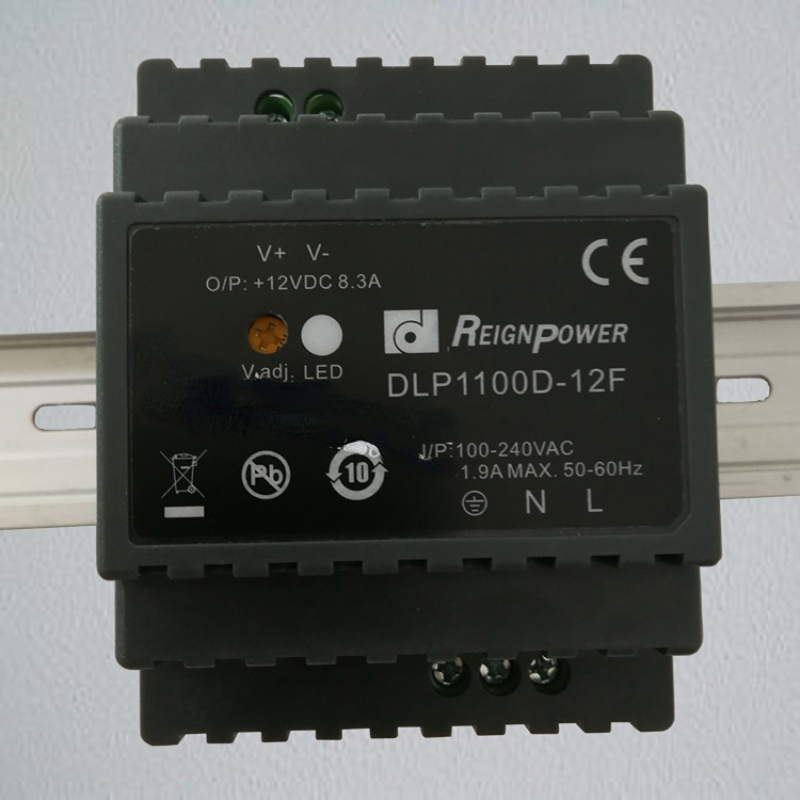 1pcs REIGNPOWER Rail Switch Power Supply DLP1100D-12F 100W 12V 8.3A