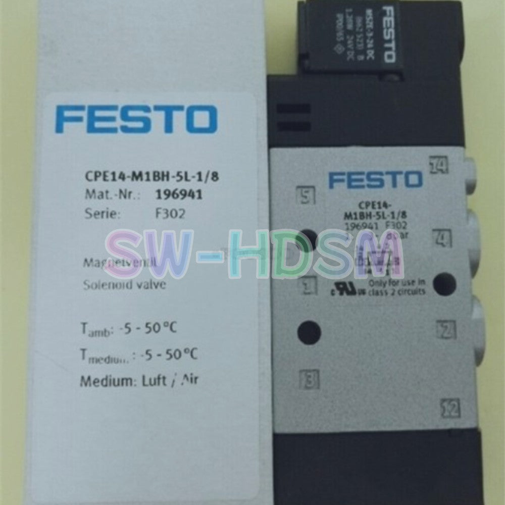 1PCS Festo CPE14-M1BH-5L-1/8 196941 Selenoid Valve Freight Free