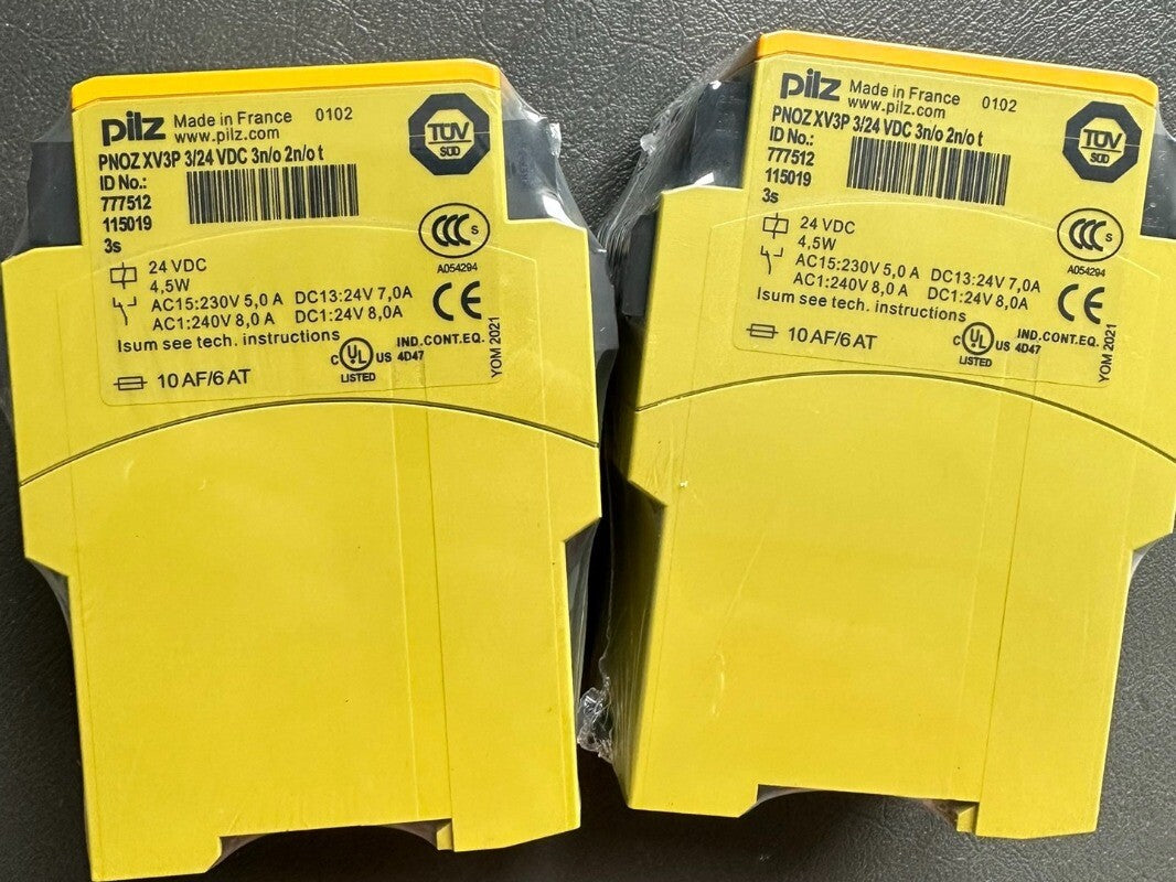 1pcs PILZ PNOZ XV3P 3/24 VDC 3n/o 2n/o t Safety Relay Module 777512