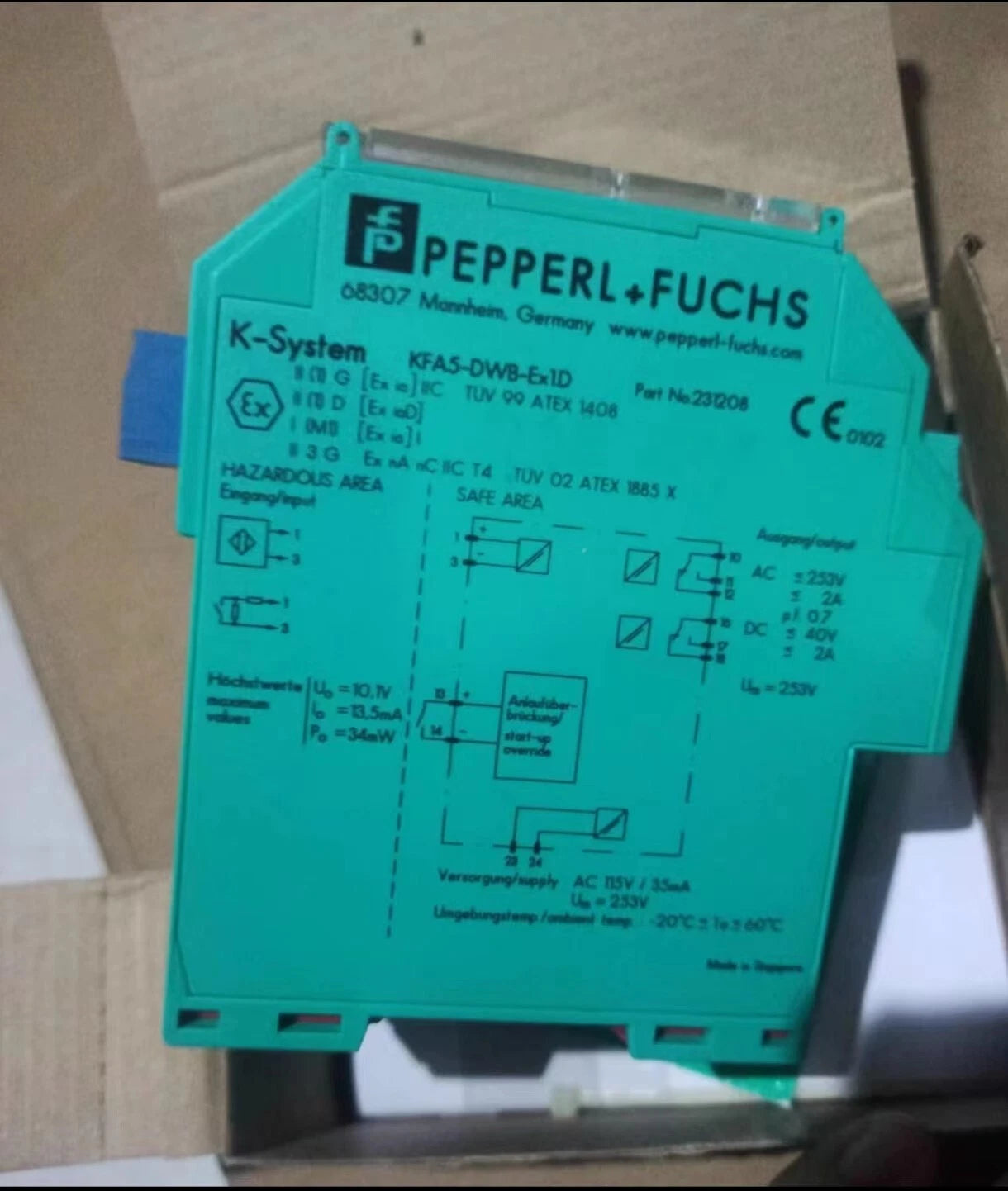 Pepperl-Fuchs KFA5-DWB-EX1.D IN BOX ALL #P