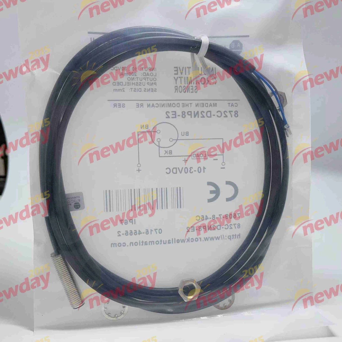 1pc 872C-D2NP8-E2 Proximity Sensor Switch 10-30VDC 200mA