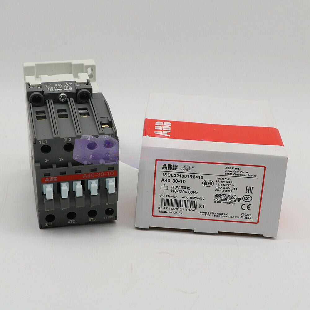 1PCS For ABB A40-30-10 A403010 AC 110V Contactor