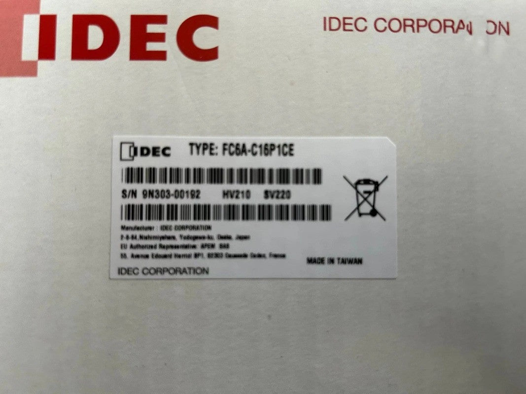 1pcs IDEC FC6A-C16P1CE PLC Module Controller