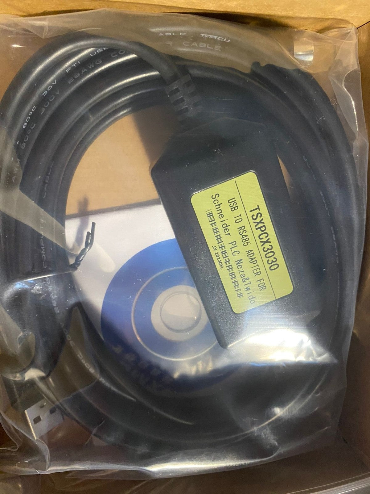 1PC TSXPCX3030 TSX PCX3030 MODICON COMMUNICATION USB PROGRAMMING CABLE