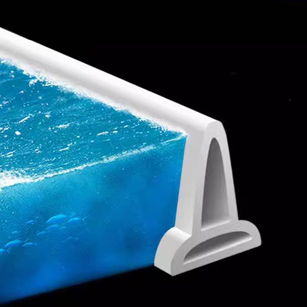Flexible Shower Water Stopper Silicone Strip for Bathroom Water Control Use