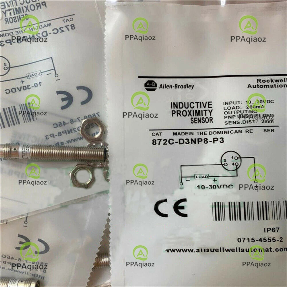 1PCS 872C-D3NP8-P3 10...30VDC 200mA 2mm Inductive Proximity Sensor Switch #P