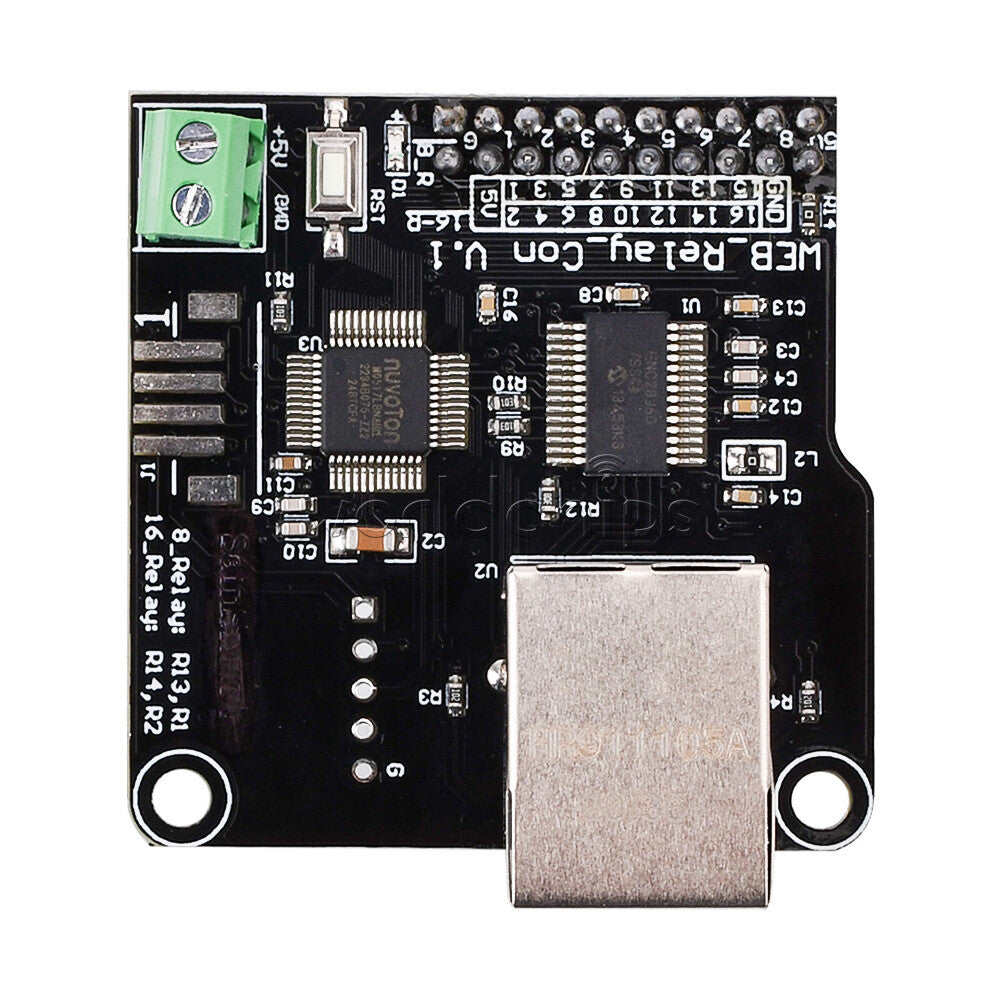 Ethernet WAN Control LAN Web Server 16Channel Relay Ethernet RJ45 Network Module