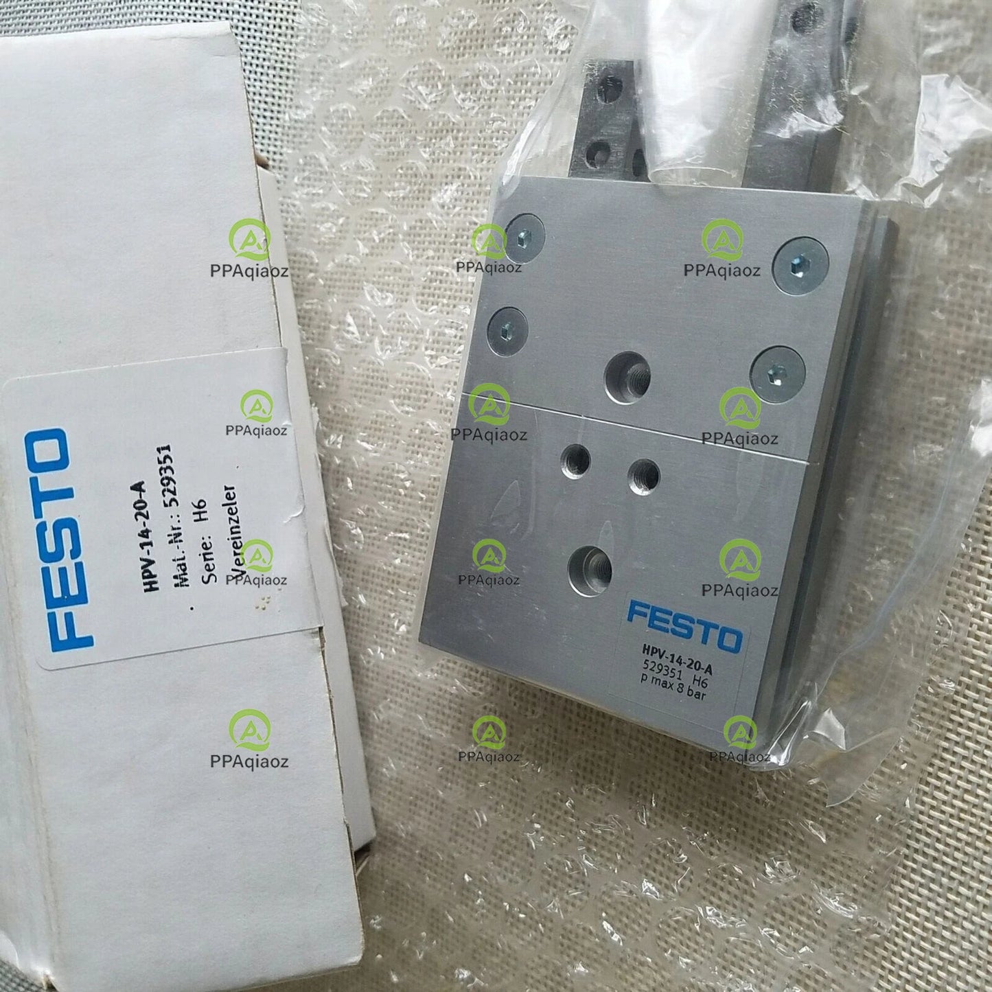 One Festo HPV-14-20-A 529351 Conveyor Isolator HPV1420A ping