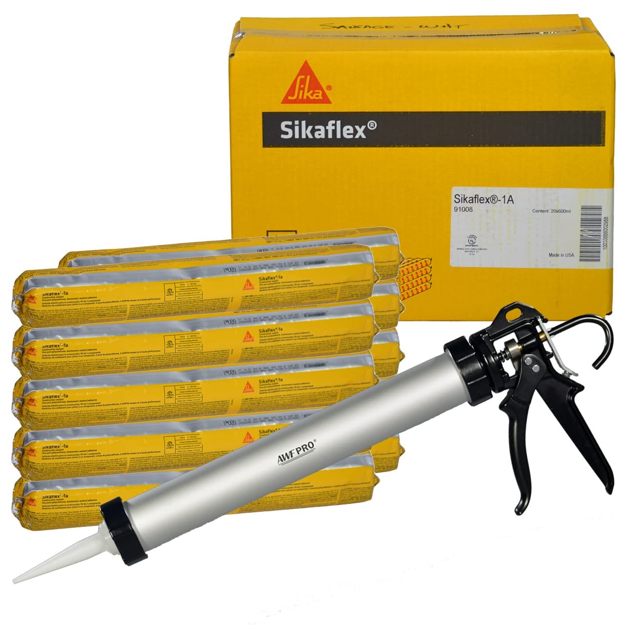 Sikaflex 1a 20 oz Sausage Kit, Polyurethane Sealant, 10-Pack