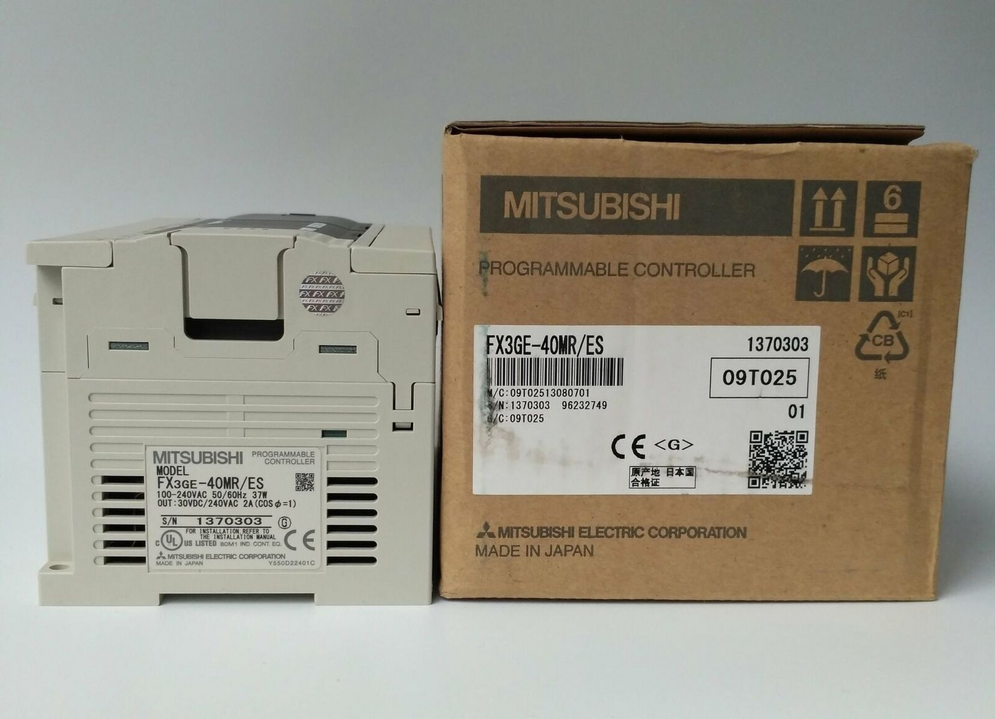 1pcs Mitsubishi PLC FX3GE-40MR/ES FX3GE40MRES