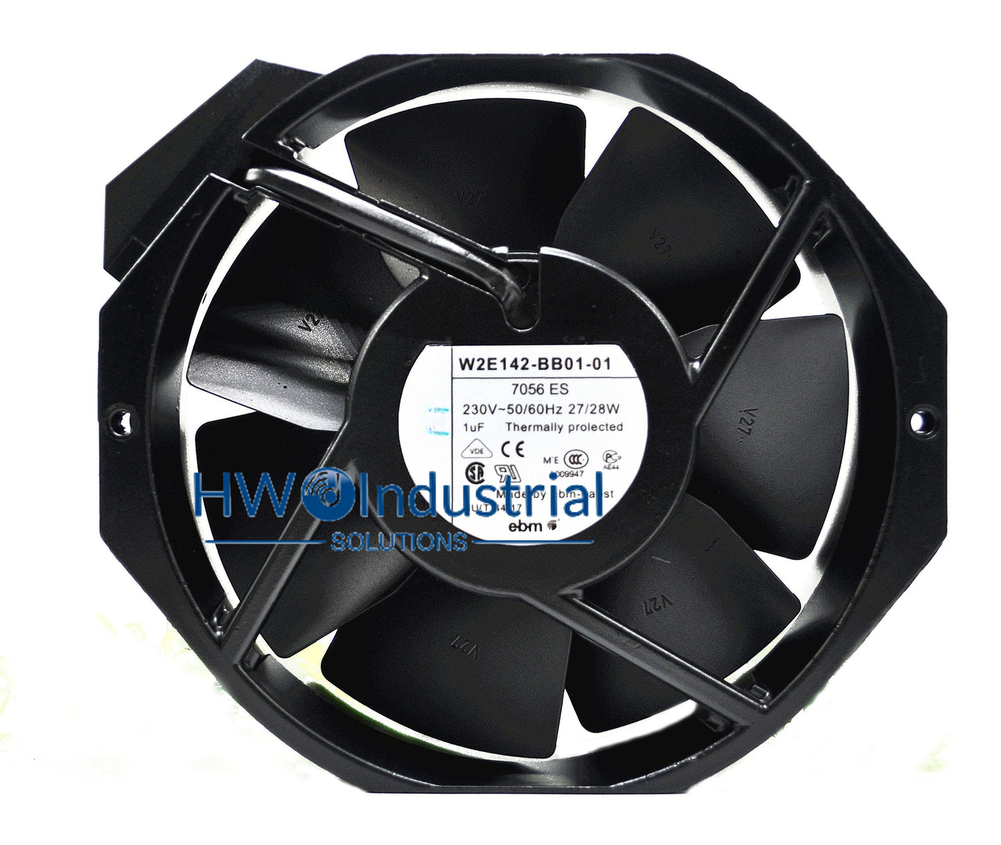 1PC W2E142-BB01-01 7056ES 230V 27/28w 172 * 38MM Metal Cooling Fan