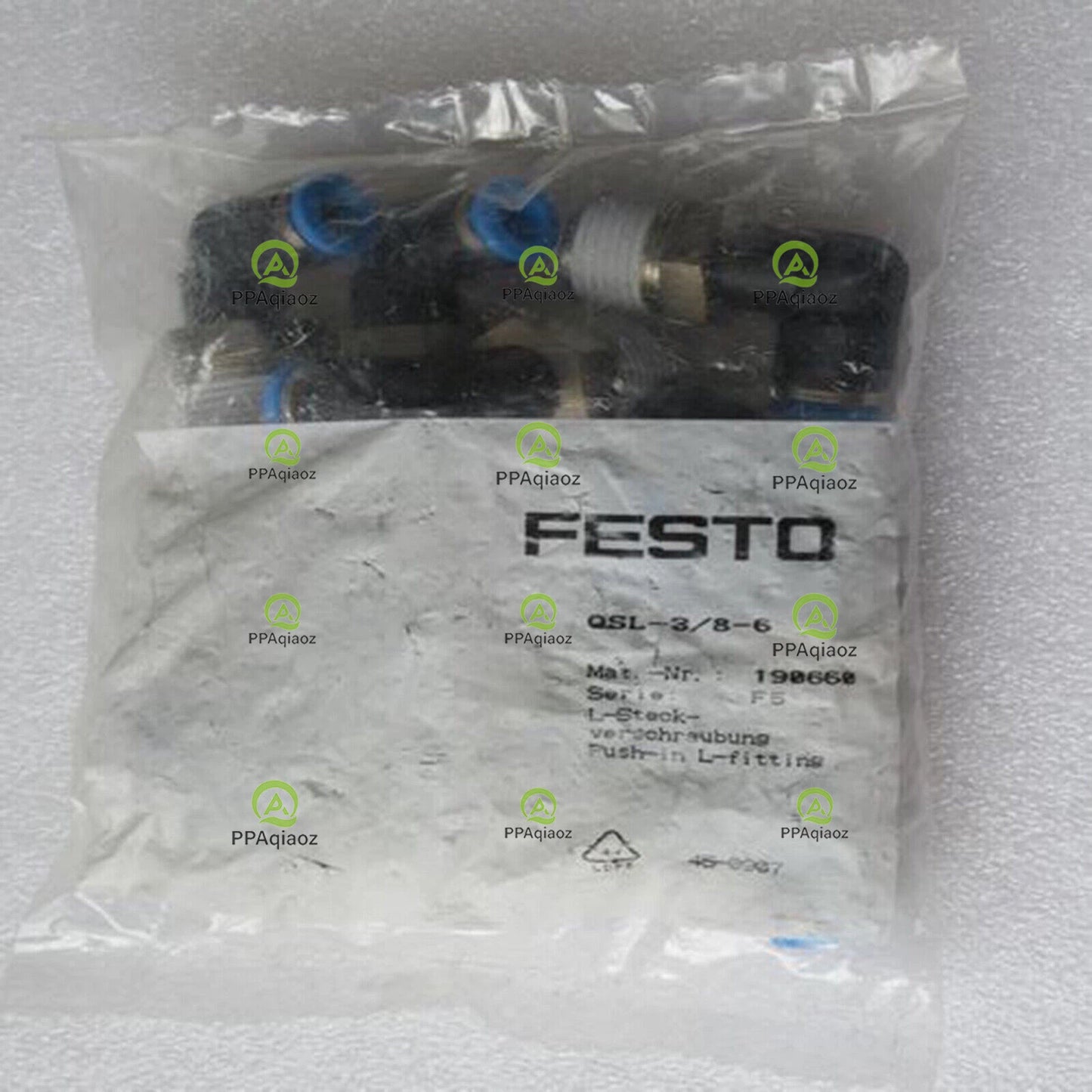 10PC FESTO QSL-3/8-6 190660 Connector Free Shipping