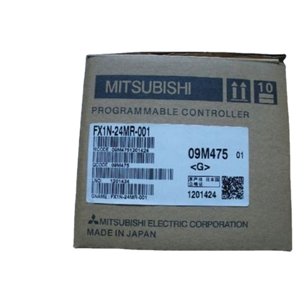 1pcs Mitsubishi PLC FX1N-24MR-001 FX1N24MR001