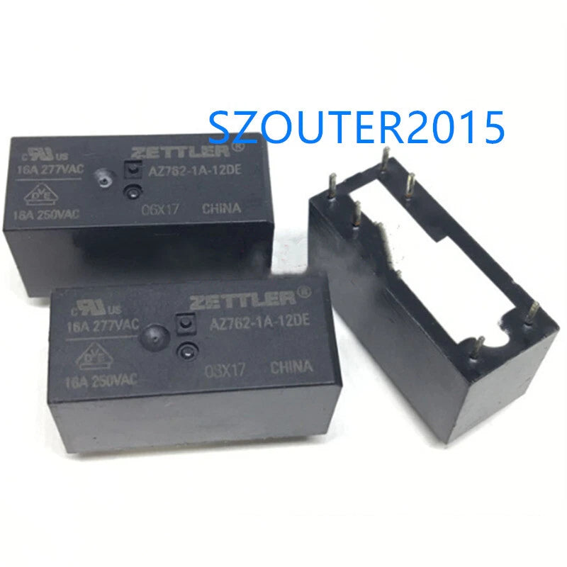 5PCS AZ762-1A-12DE Relay 16A 6PINS
