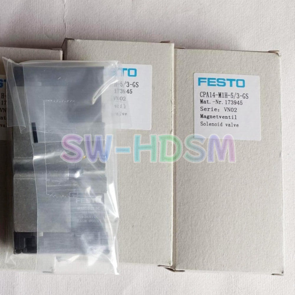 1PCS for FESTO CPA14-M1H-5/3-GS 173945 Solenoid Valve Freight Free