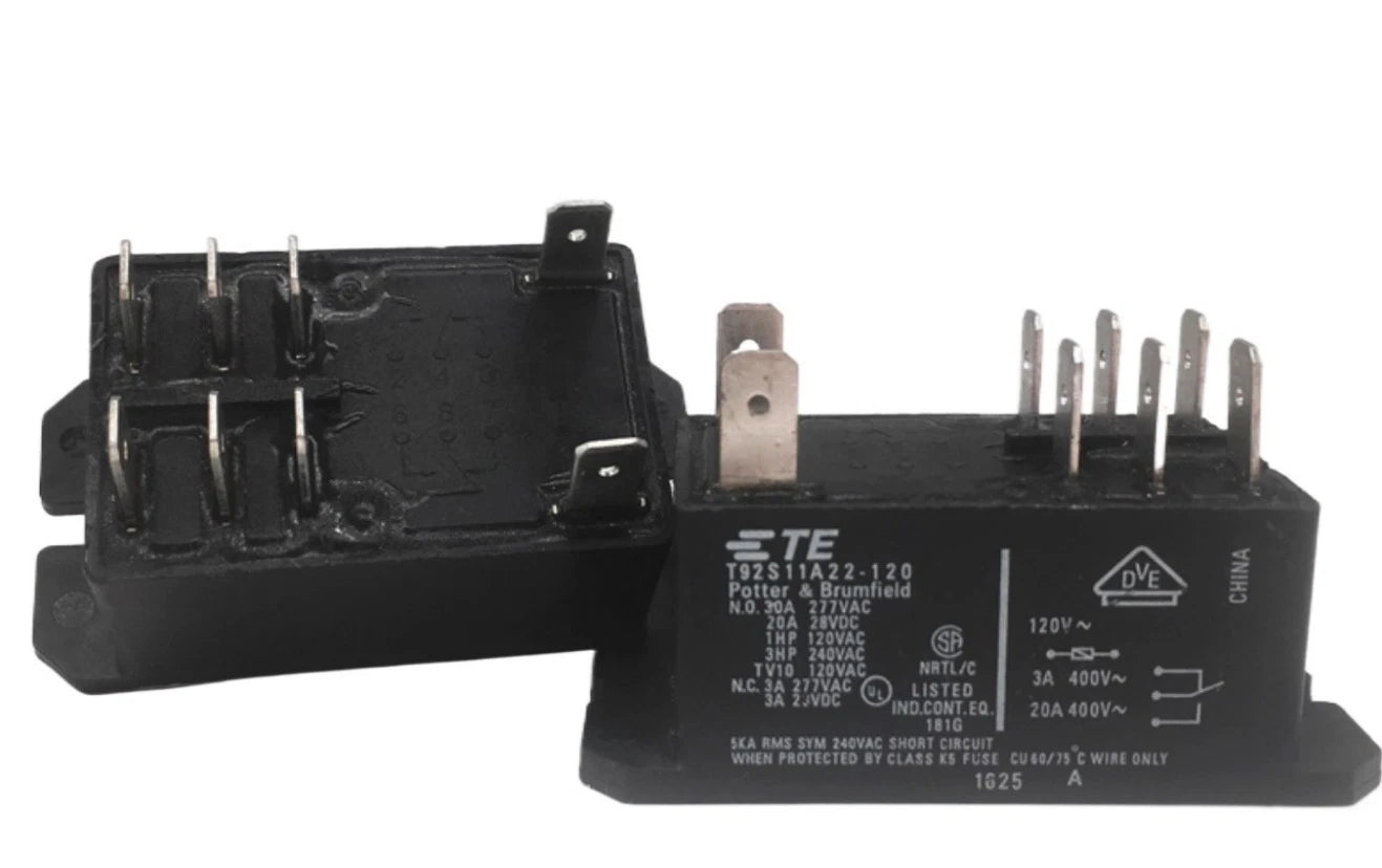 2Pcs Power Relay 8Pin 30A 277VAC T92P11A22-120 T92S11A22-120 120VAC