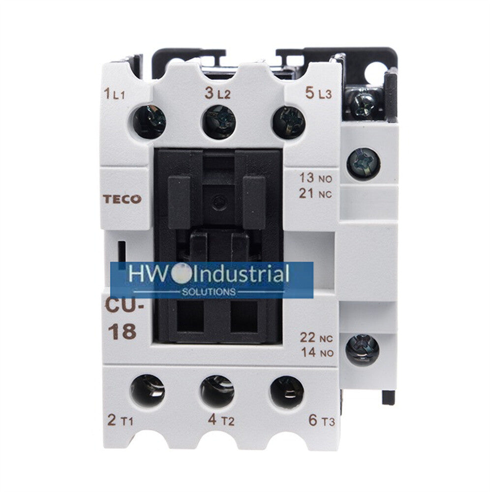 1/piece TECO AC contactor CU-18 CU18 220VAC Coil Voltage Replace CN-18 CN18