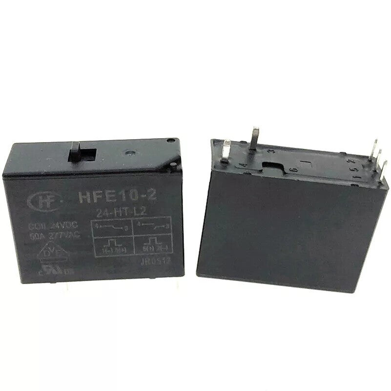 10PCS HONGFA HFE10-2-24-HT-L2 Power Relay 24VDC 5Pin 50A 277VAC~