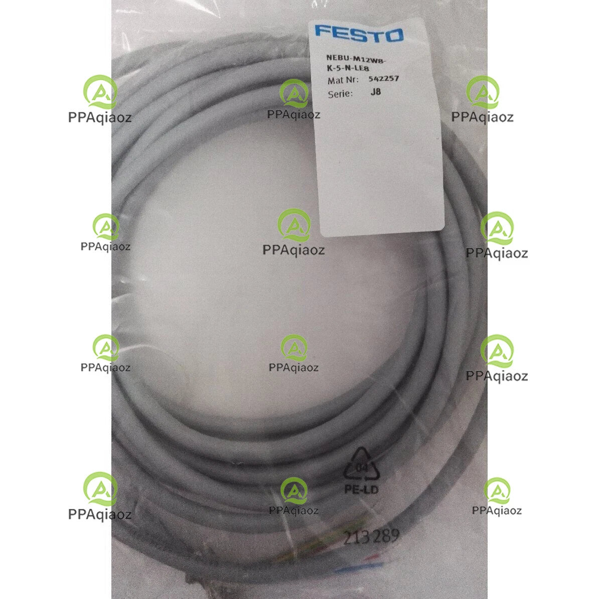 1PC FESTO NEBU-M12W8-K-5-N-LE8 542257 With Cable Plug And Socket