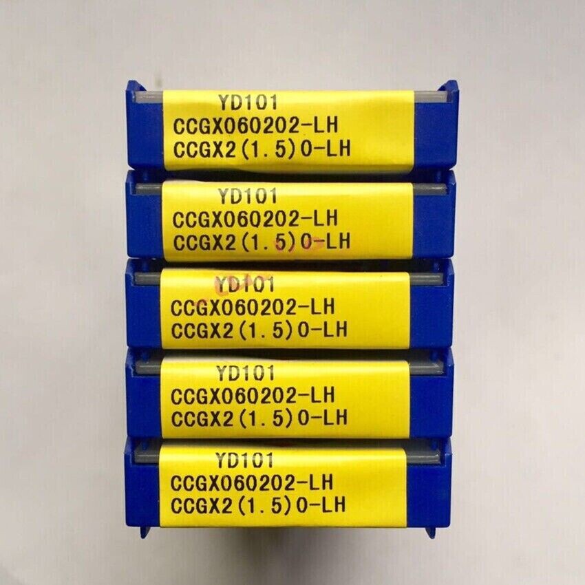 50pcs CCGX060202-LH YD101 ZCC Cutting Tools CNC blade Carbide Inserts