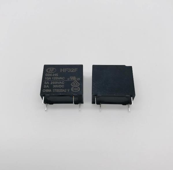 10Pcs Hongfa Relay HF32F-024-HS HF32F-024-HS3 5A250VAC Normally Open 4-pin