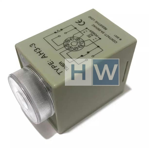 1Pcs CKHKC Time Relay AH3-3 60S 220VAC
