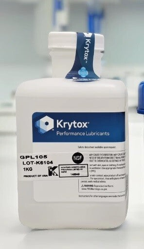 Chemours DUPONT Krytox Lubricants GPL105 1Kg (2.2 LB) free ship