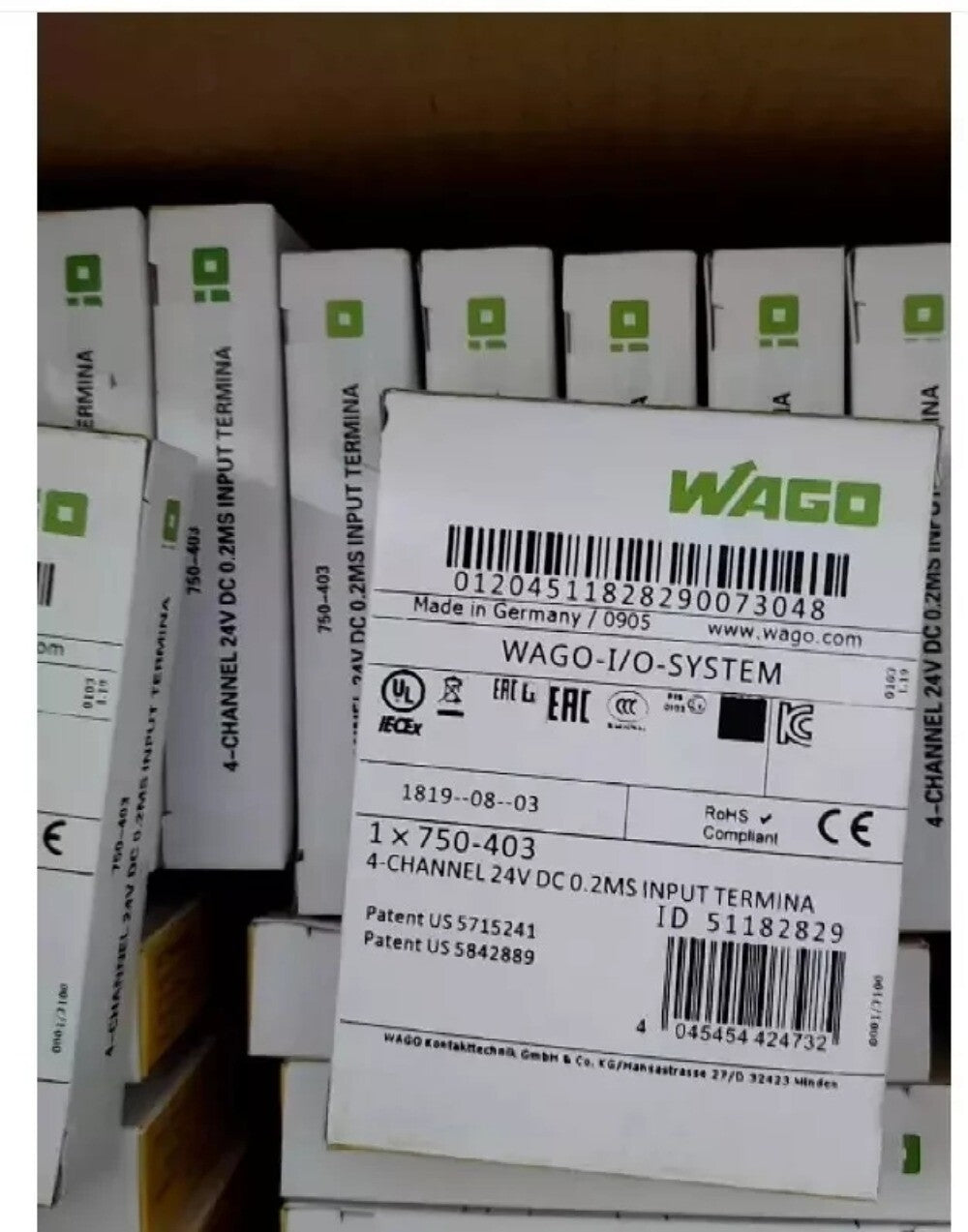 1PCS Wago 750-403 PLC Module 750-403