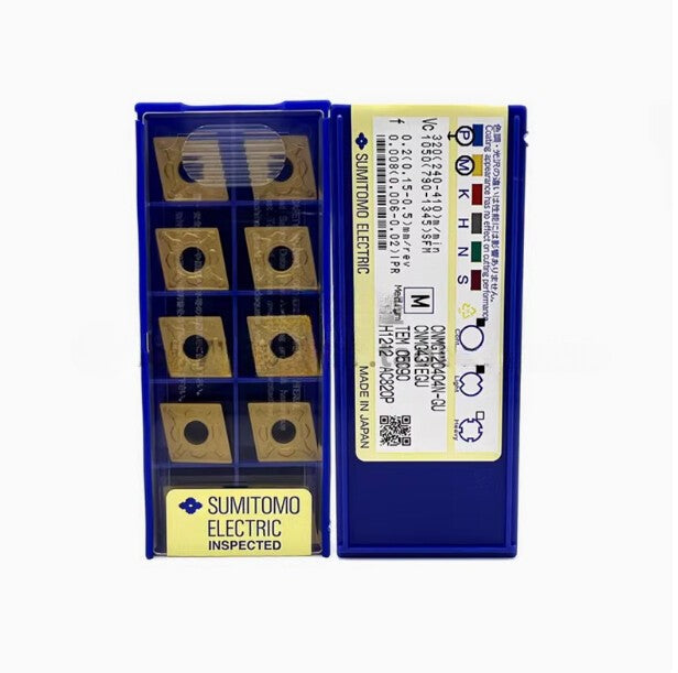 10PCS/ Sumitomo CNMG120404N-GU AC820P CNMG431EGU Carbide Inserts