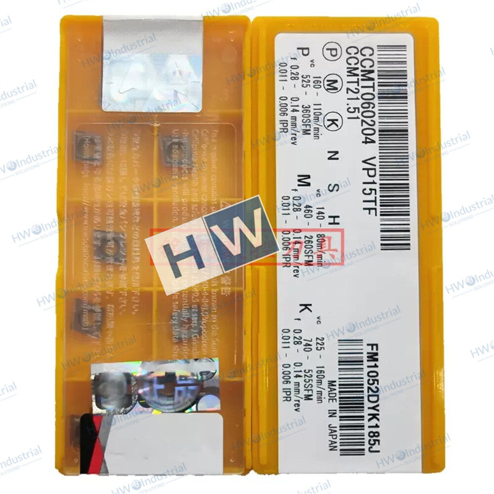 10piece/Box CCMT060204 VP15TF Mitsubishi Diamond Slot Boring CNC Blade