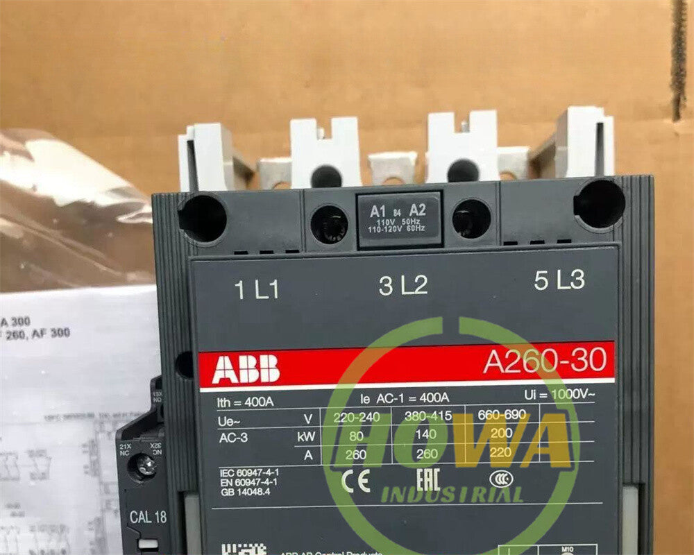 1/piece ABB AC contactor A260-30-11 Coil Voltage 110-120V