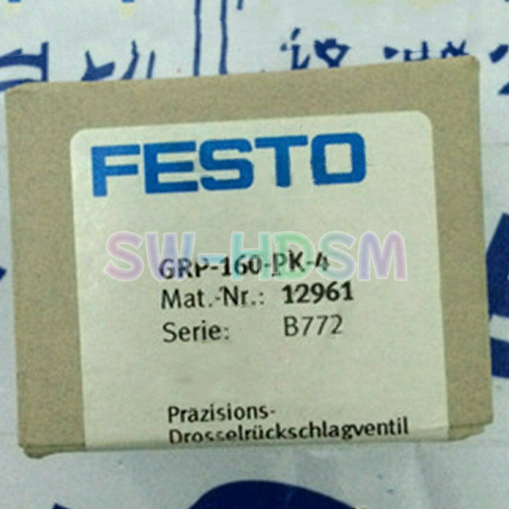 1PCS for Festo Flow Control Valve GRP-160-PK-4 12961 Freight Free