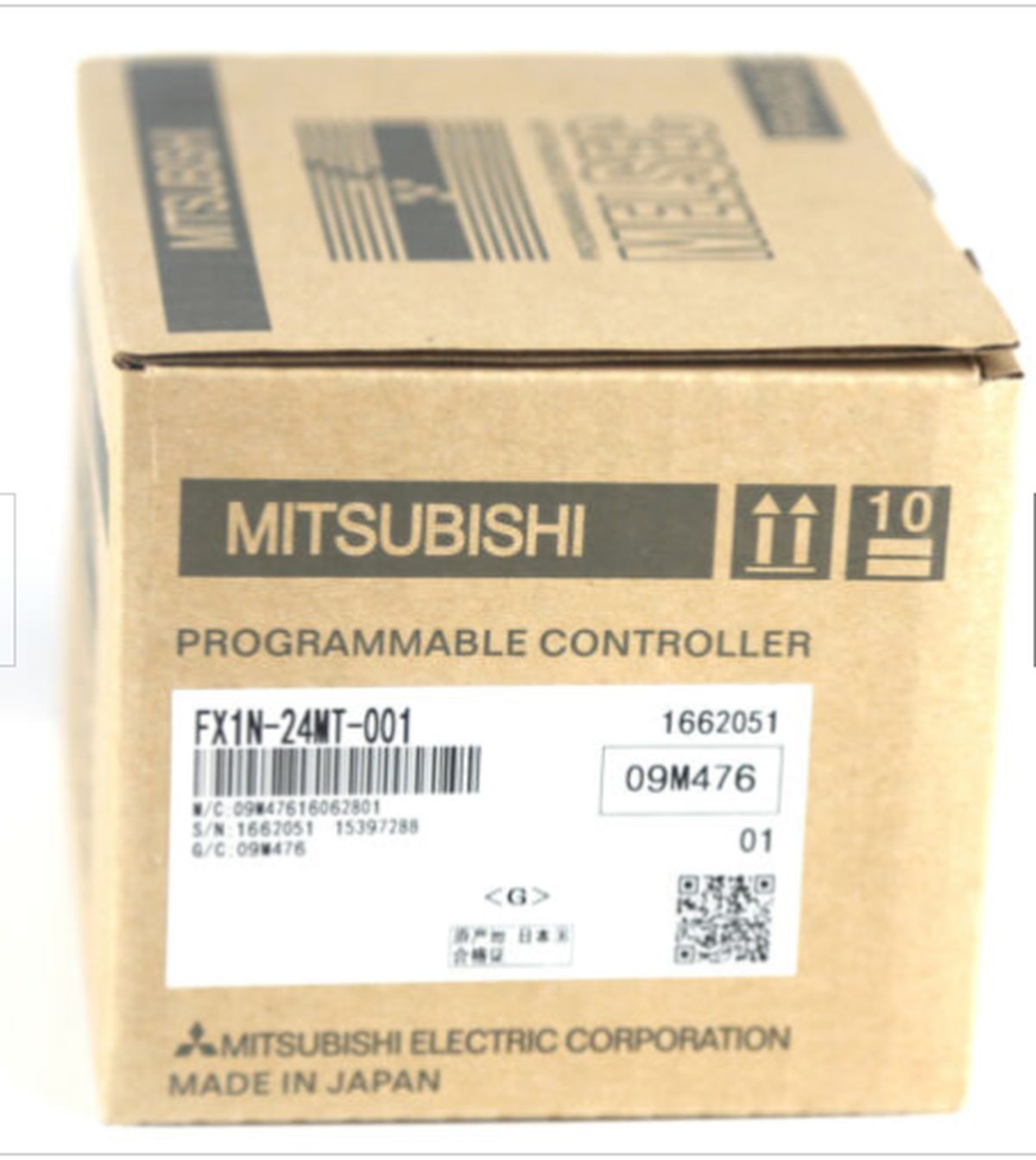 1pcs Mitsubishi PLC FX1N-24MT-001 FX1N24MT001