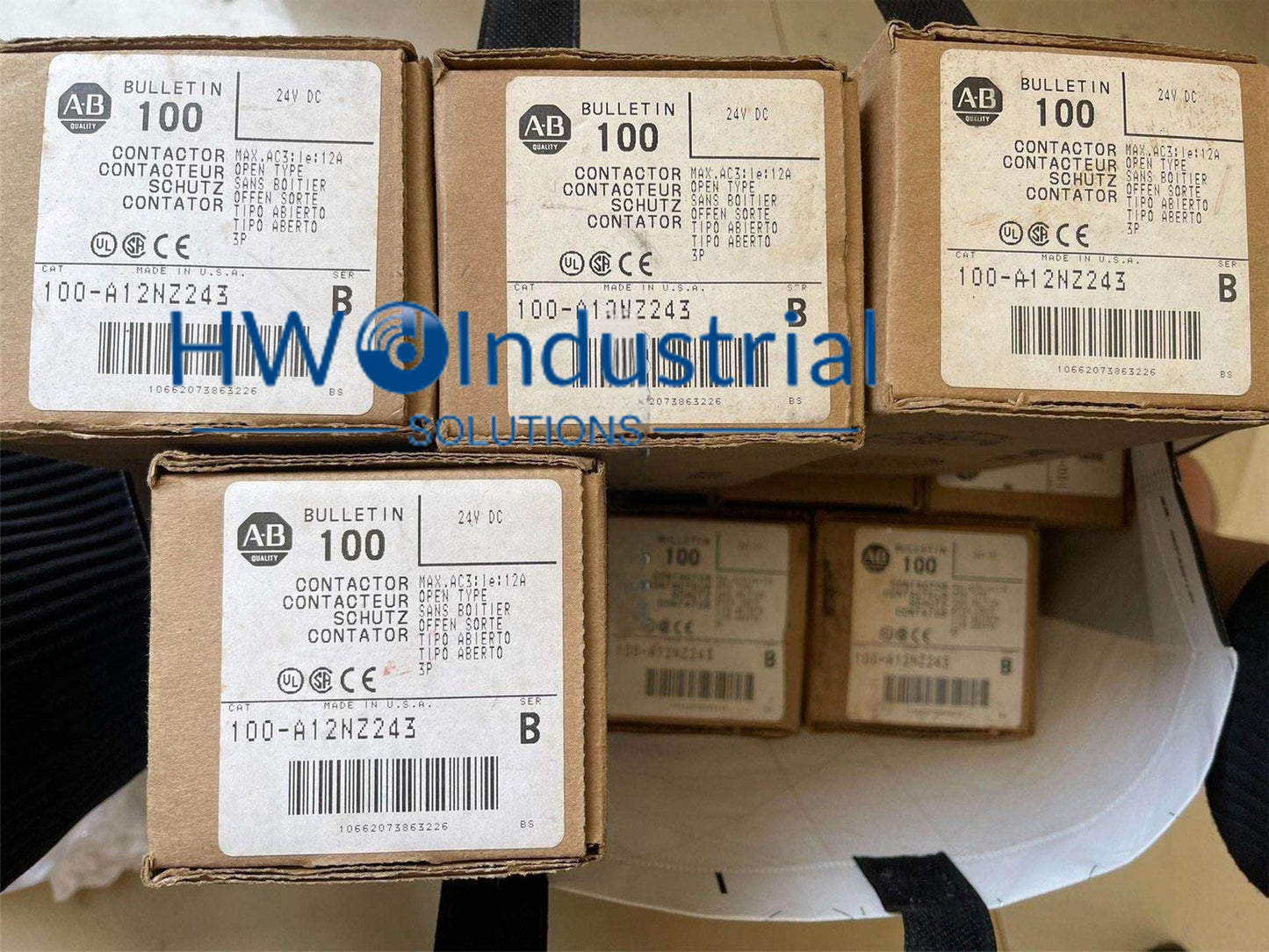1Pc DC Contactor 100-A12NZ*3 100-A12NZ243 24VDC Expedited