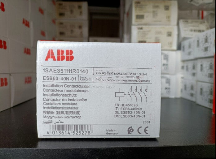 1PC ABB ESB63-40N ESB63-40N-01 1SAE351111R0140 24VAC/DC Contactor 4NO