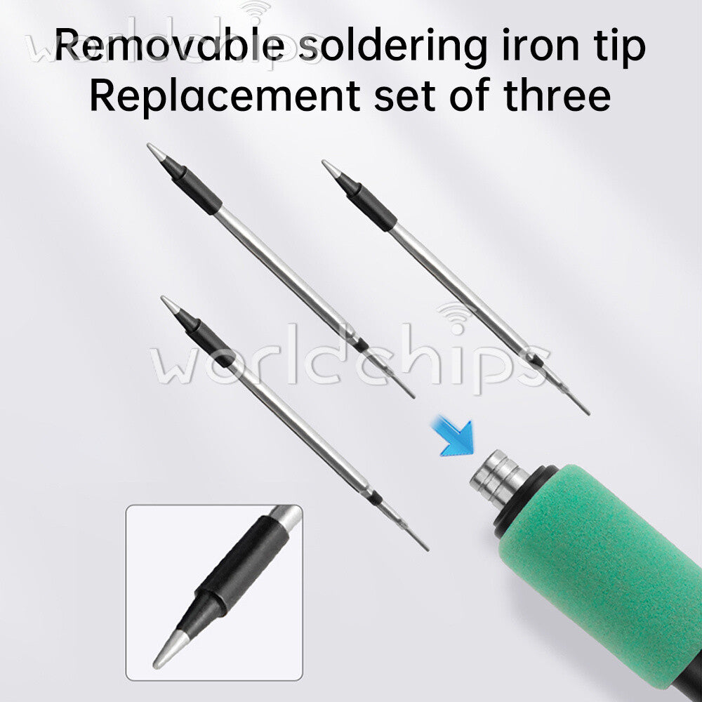 15W Cordless Soldering Iron Kit DIY Welding Pen 3-speed adjustable Temperature