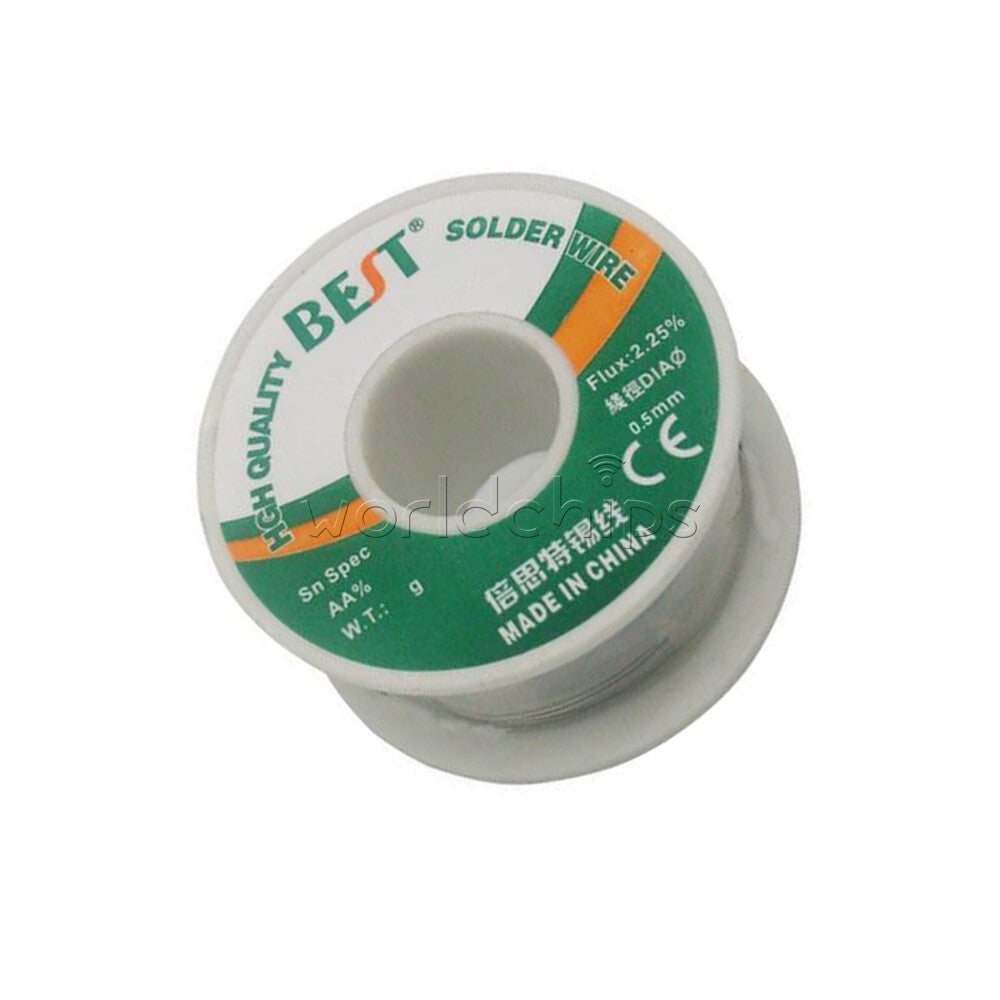 A roll of Tin Lead Rosin Core Solder Soldering Wire 100g 0.5mm