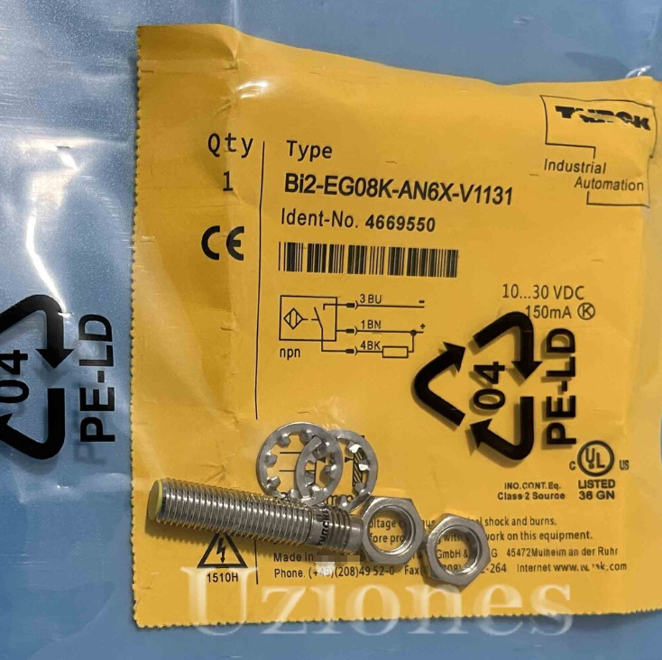 For Turck BI2-EG08K-AN6X-V1131 10-30VDC Inductive Proximity Sensor NPN