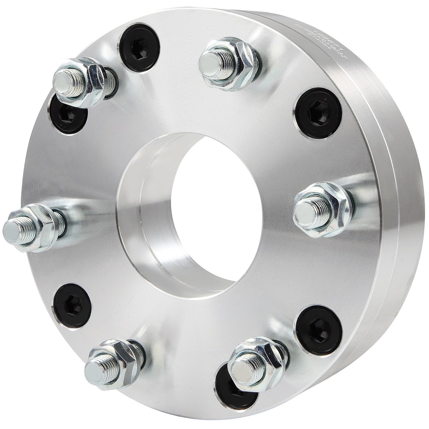 4 Pcs 2" 5x4.75 to 6x5.5 Wheel Adapters 12x1.5 For Chevrolet GMC 5 Lug to 6 Lug
