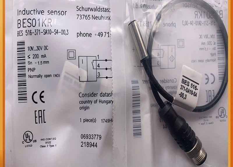 1PCS FIT FOR Proximity switch sensor BES01KR BES 516-371-SA10-S4-00,3