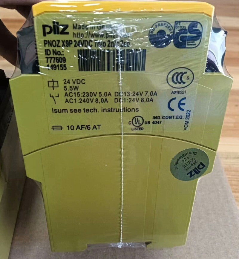 1pcs PILZ PNOZ X9P Safety Relay Module 777609