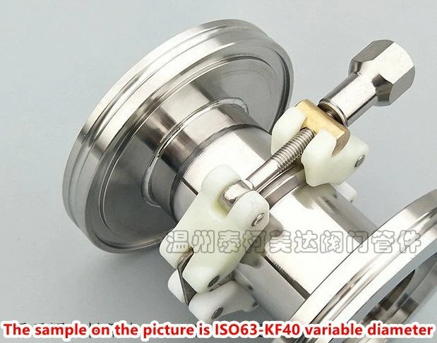 KF16 25 40 50 63 KF Flange plastic clamp vacuum chain plastic glass instrument