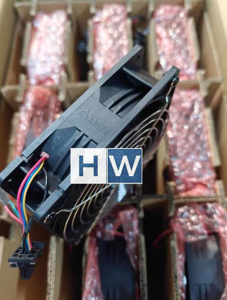 1PCDelta PFM1412DE 4-wire 14038 14CM 12V 5.04A Heat Dissipation Cooling Fan+mesh