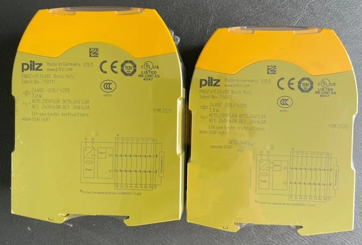 1pcs PILZ PNOZ s11 24VDC 8n/o 1n/c 750111 Safety Relays
