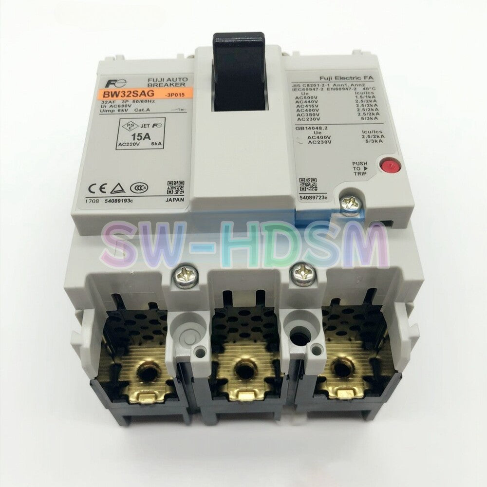 1PCS FOR FUJI BW32SAG-3P015 Molded Case Circuit Breaker Freight Free