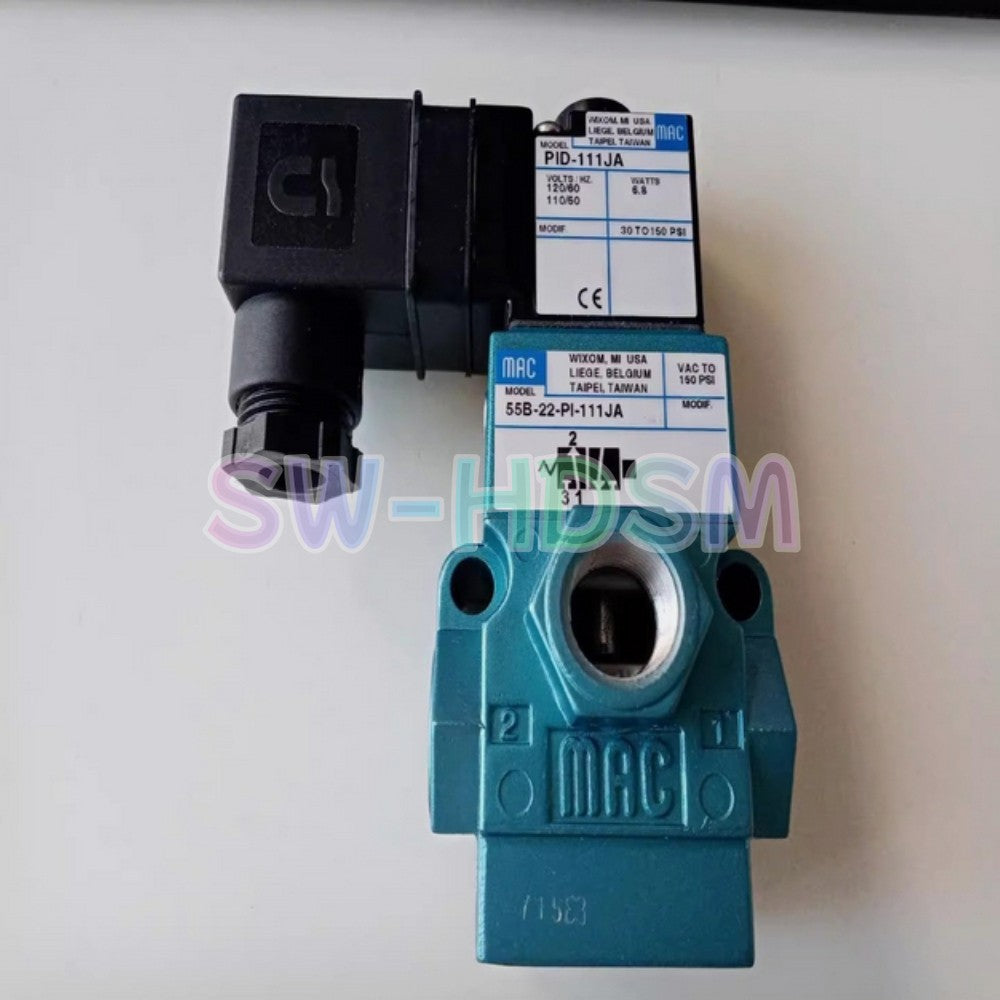 1PCS for MAC 55B-22-PI-111JA Solenoid Valve Freight Free