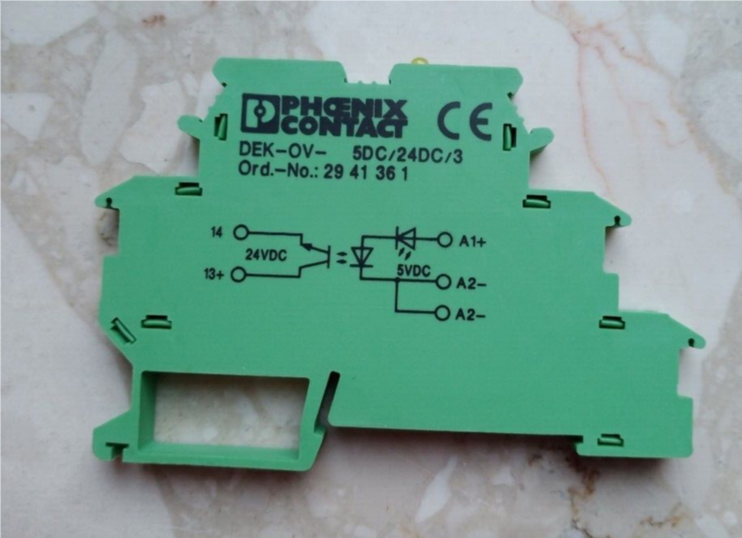 1pcs PHOENIX CONTACT Modular Terminal Relay 2941361 DEK-OV-5DC/24DC/3