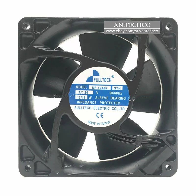 1PC FULLTECH UF-12A02 STH 12038 12CM 24V 17/15W cooling fan