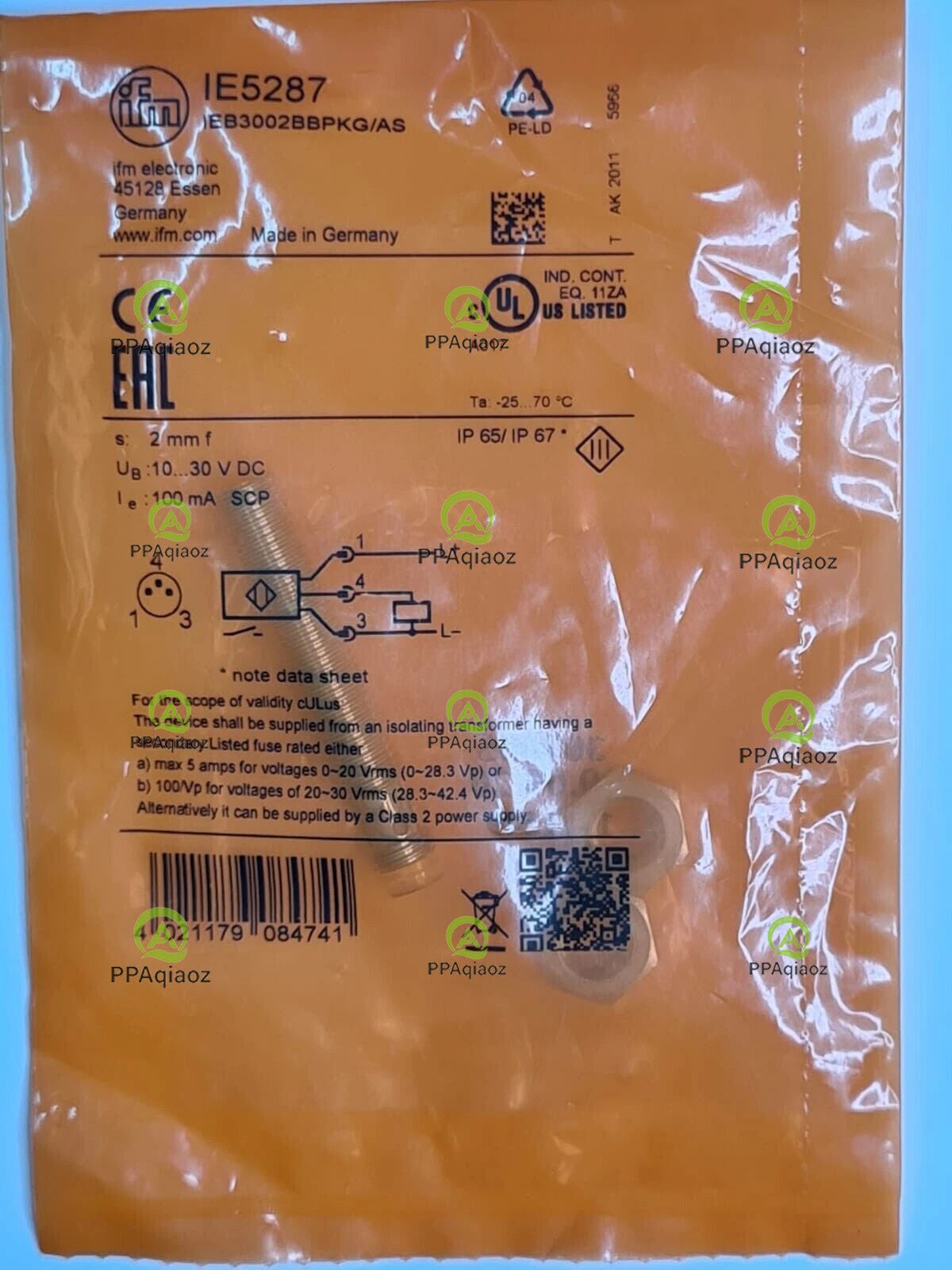 1PC IFM IE5287 Inductive Sensor Free Shipping